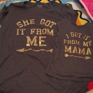 Mommy and me shirts
